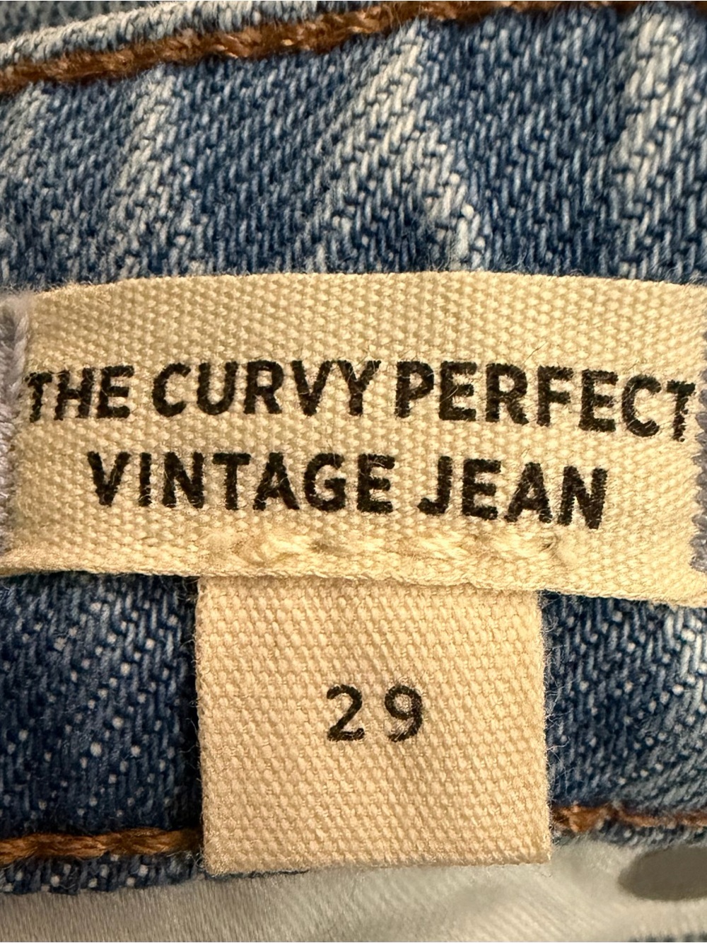 Women’s Madewell Curvy Perfect Vintage Straight-Leg Jeans, size 29 or 8